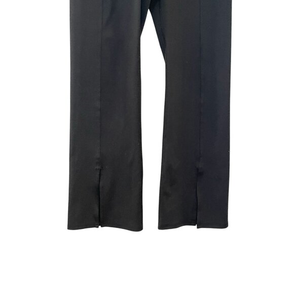 Flare Split Hem Leggings for Women Tummy Control Workout Leggings Black Size M - Picture 4 of 5